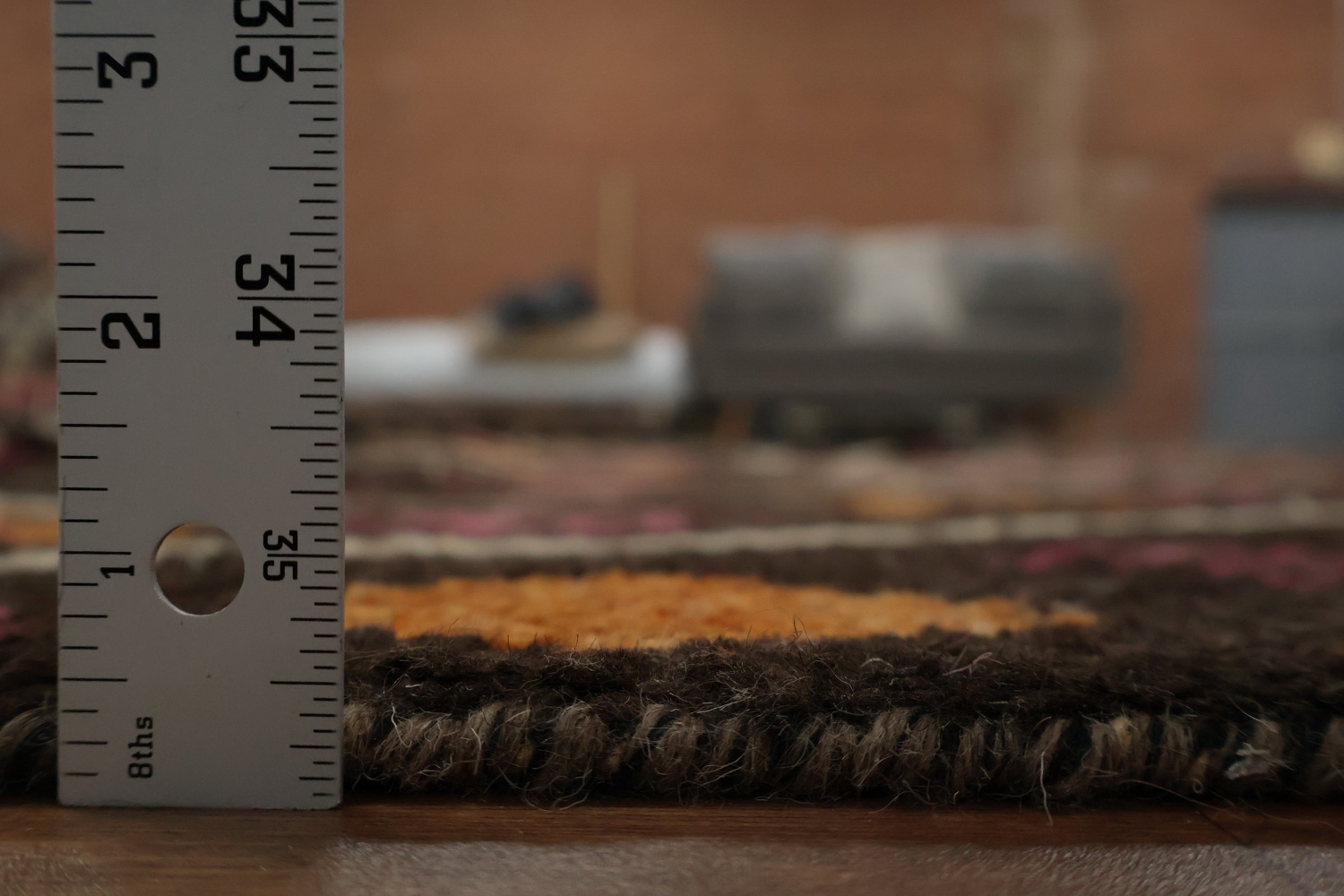 Bohemian Moroccan Large Rug 10x15 with Chevron Patterns