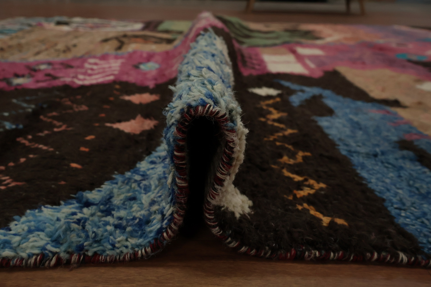 Bohemian Moroccan Large Area Rug 9x13 Diverse Cultural Motifs