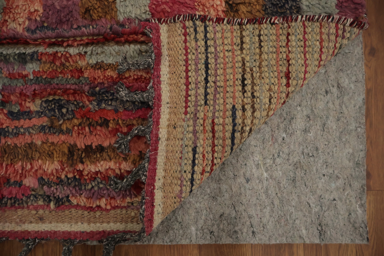 Checkered Moroccan Handmade Area Rug 6x10