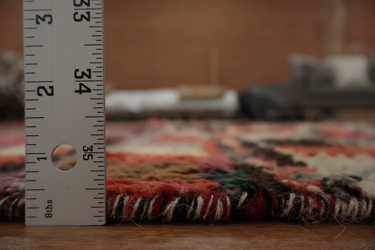 Checkered Moroccan Handmade Area Rug 6x10