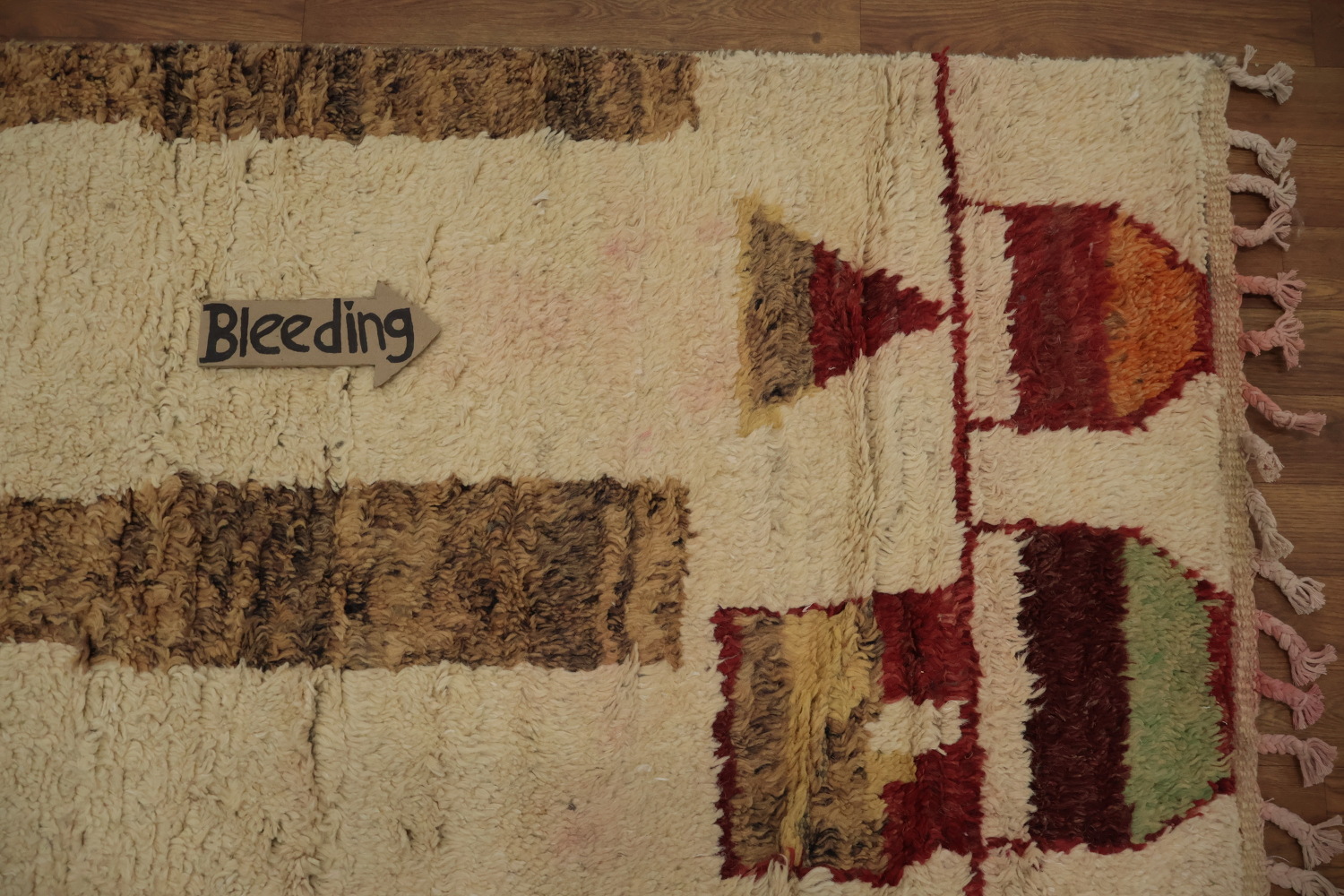 Tribal Handmade Decorative Moroccan Wool Area Rug 7x11