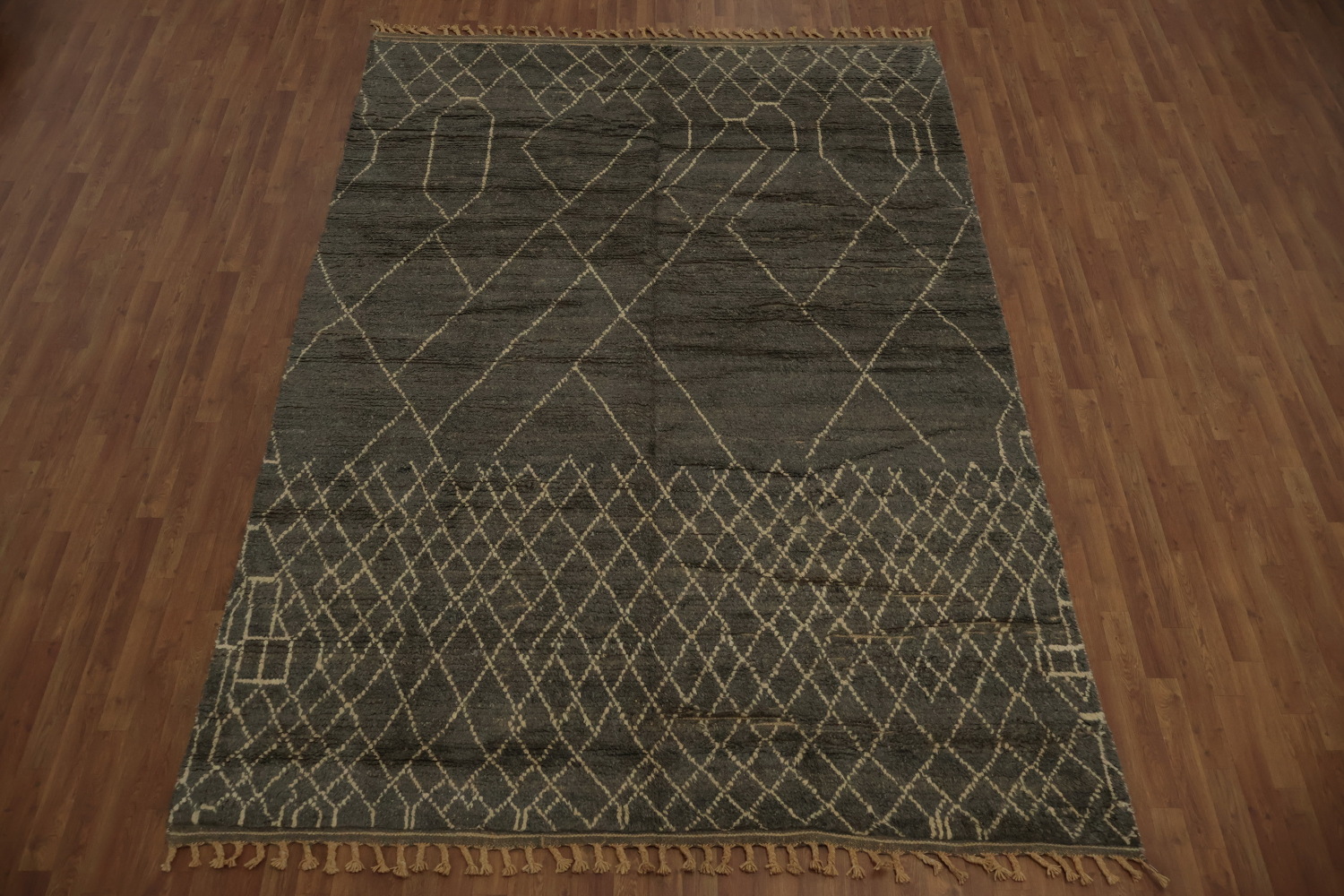 Trellis Moroccan Handmade Area Rug 8x11