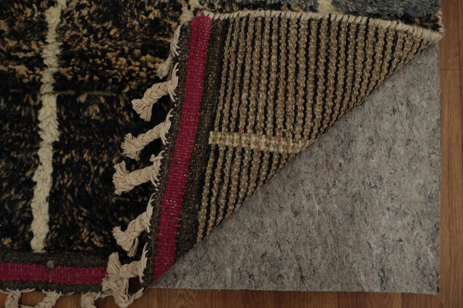 Vibrant Artistic Moroccan Area Rug 9x13 with Geometric Color Blocks