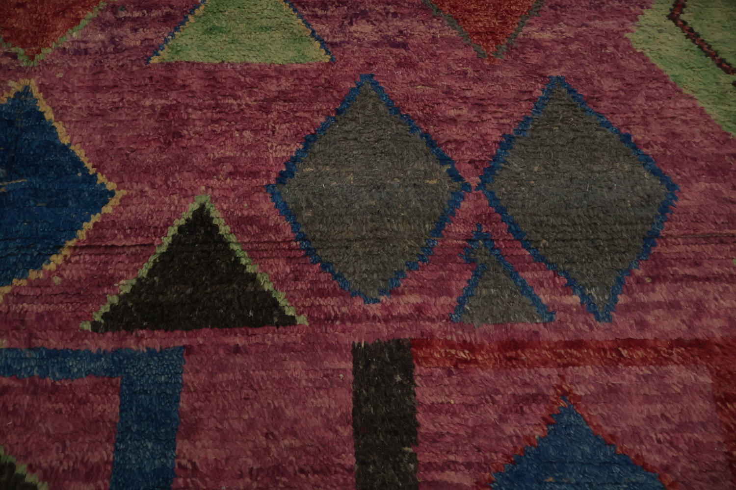 Geometric Moroccan Handmade Area Rug 9x13