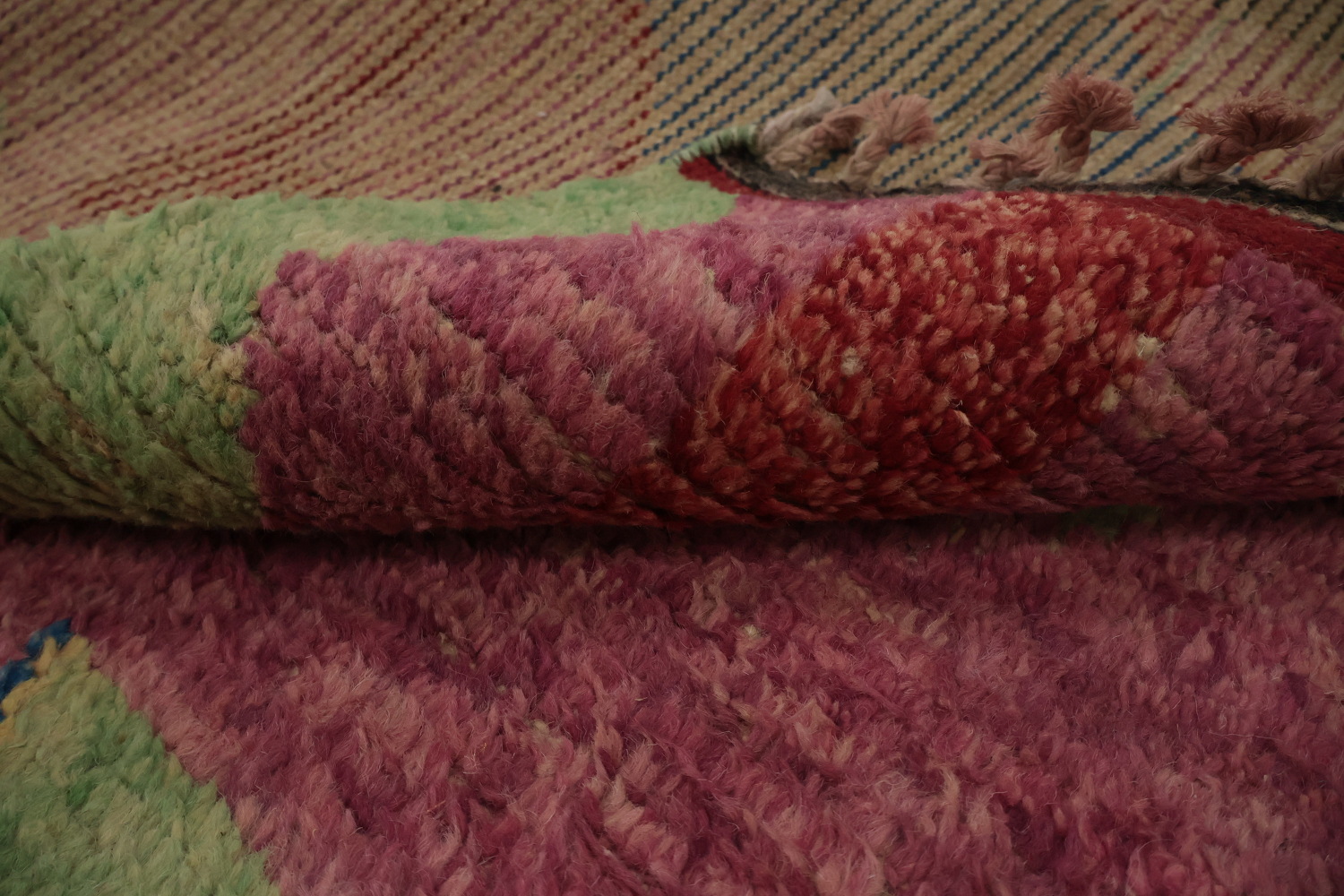 Geometric Moroccan Handmade Area Rug 9x13