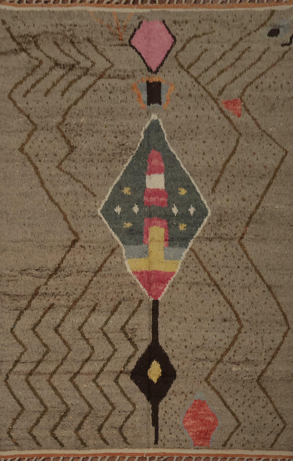 Handmade Moroccan Wool Area Rug 8x11
