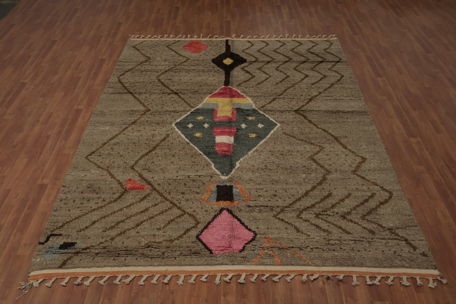 Handmade Moroccan Wool Area Rug 8x11