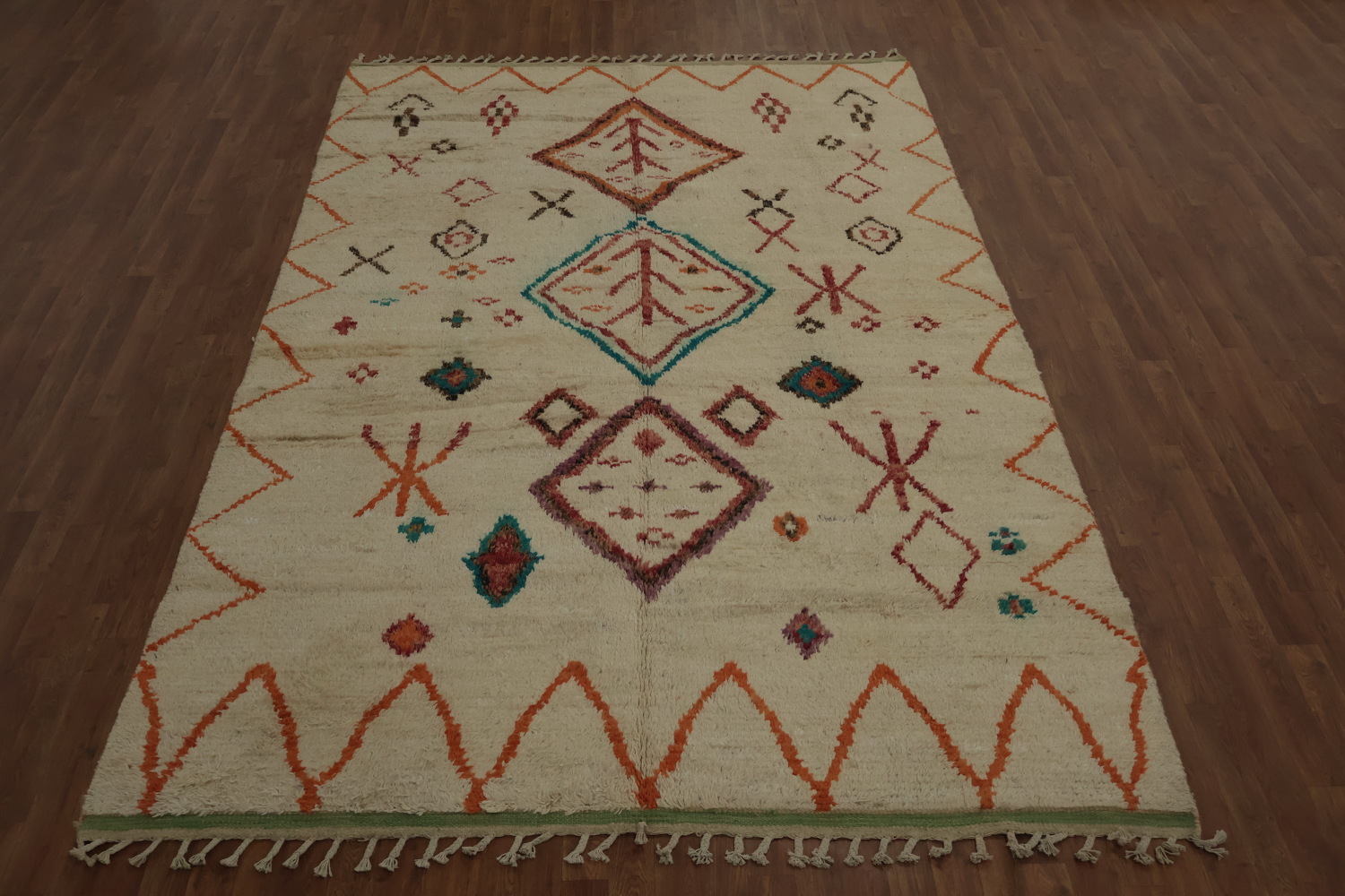 Bohemian Chic Moroccan Area Rug 7x11 for Cozy Interiors
