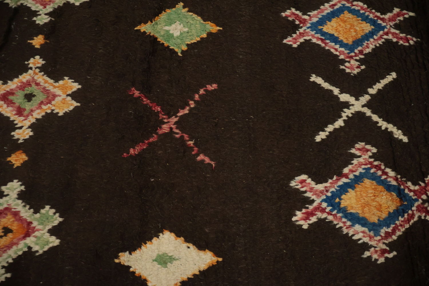 Geometric Moroccan Handmade Area Rug 7x11