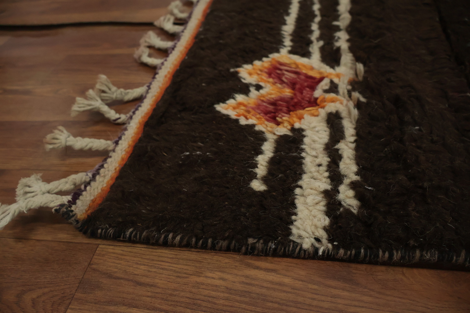 Geometric Moroccan Handmade Area Rug 7x11