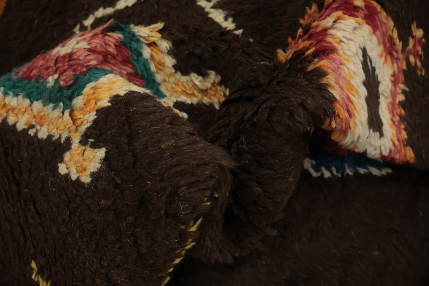 Geometric Moroccan Handmade Area Rug 7x11