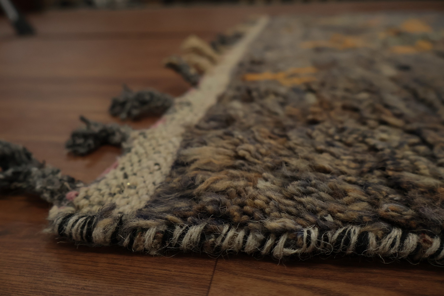 Luxury Moroccan Area Rug 6x10 with Unique Geometric Motif