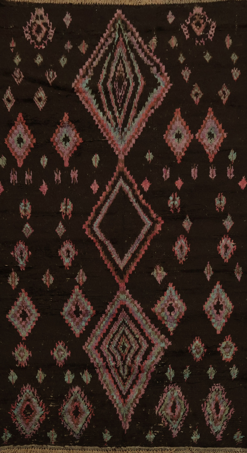 Tribal Moroccan Handmade Area Rug 6x11