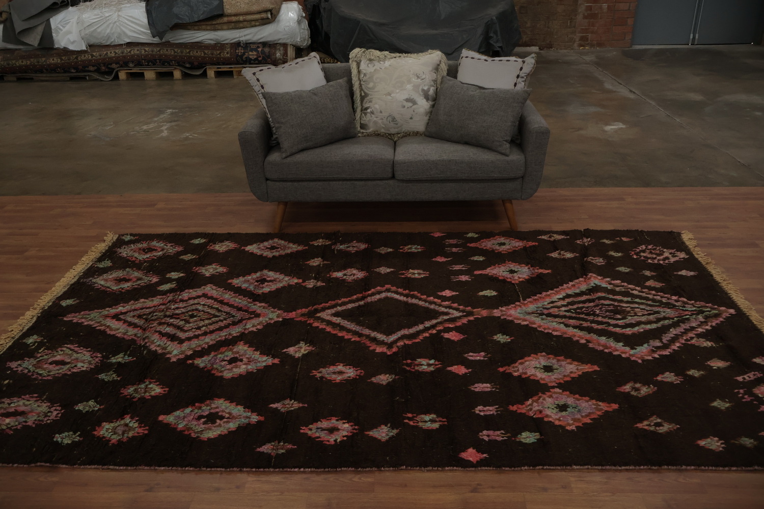 Tribal Moroccan Handmade Area Rug 6x11