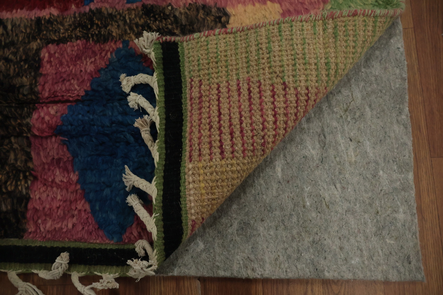 Colorful Moroccan Area Rug 7x11 with Intriguing Geometric Designs