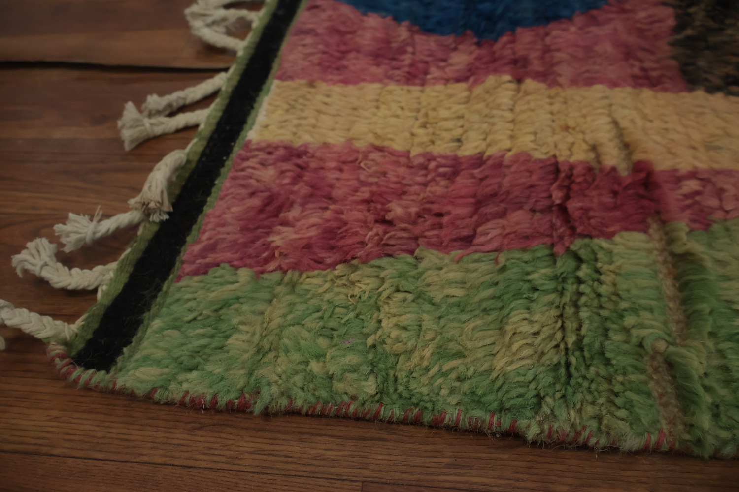 Colorful Moroccan Area Rug 7x11 with Intriguing Geometric Designs