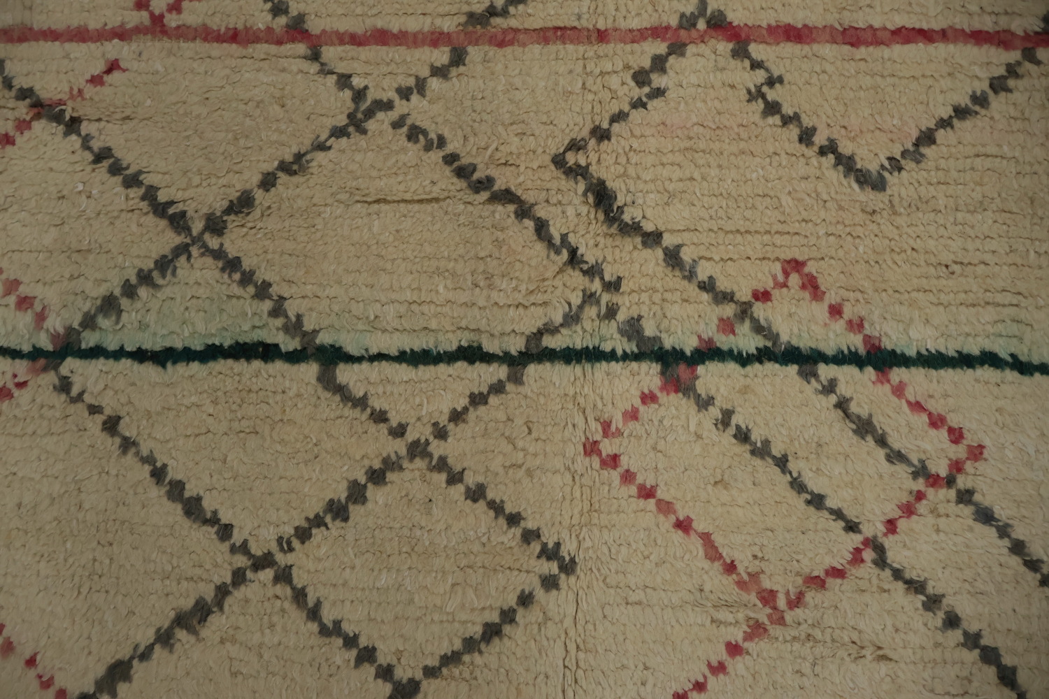 Wool Moroccan Handmade Area Rug 7x11