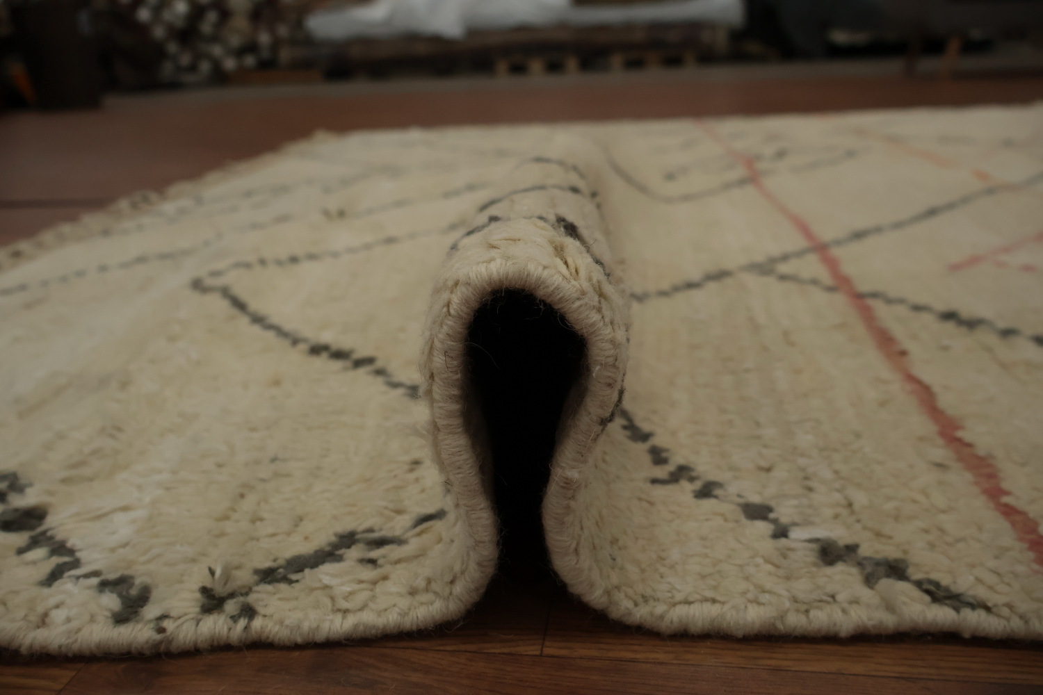 Wool Moroccan Handmade Area Rug 7x11