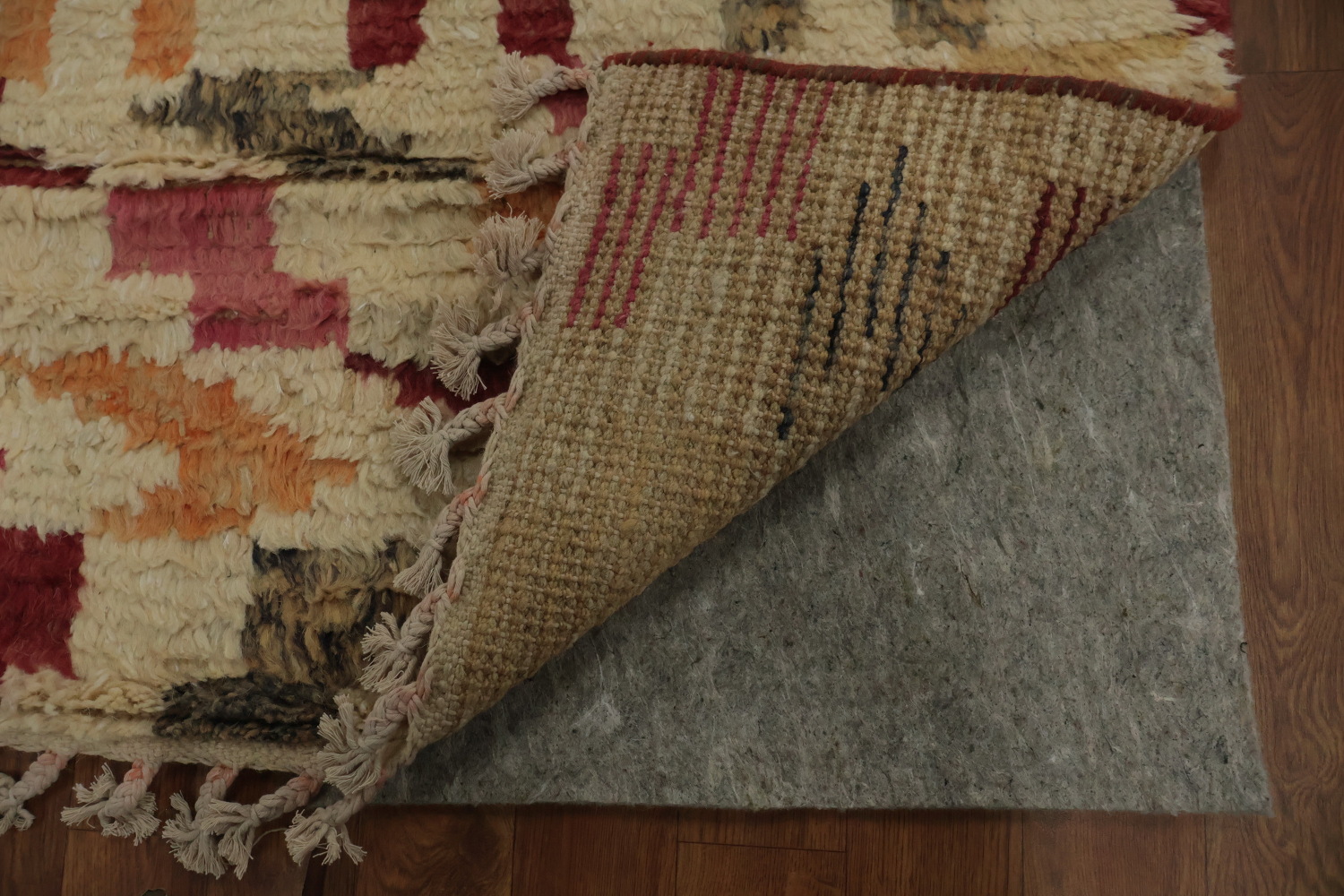 Moroccan Area Rug 7x11 with Eye-Catching Symmetrical Design