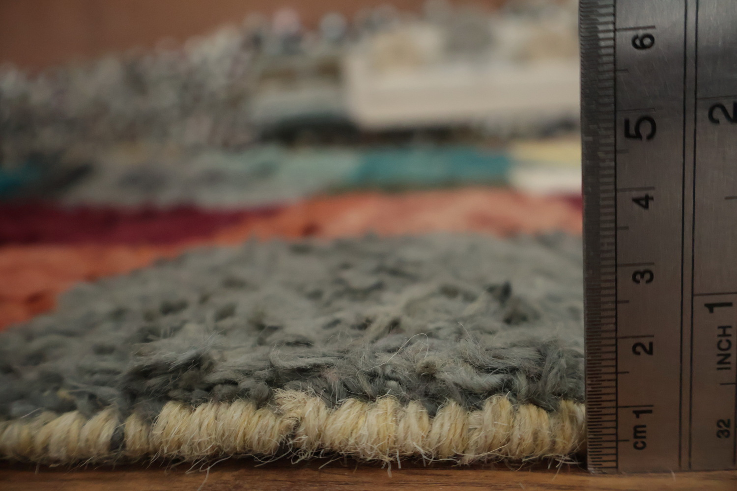 Vibrant Wool Moroccan Area Rug 8x10 for Modern Interiors