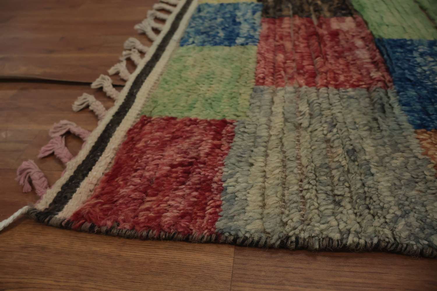 Add a Splash of Color with This Geometric Moroccan Area Rug 7x11