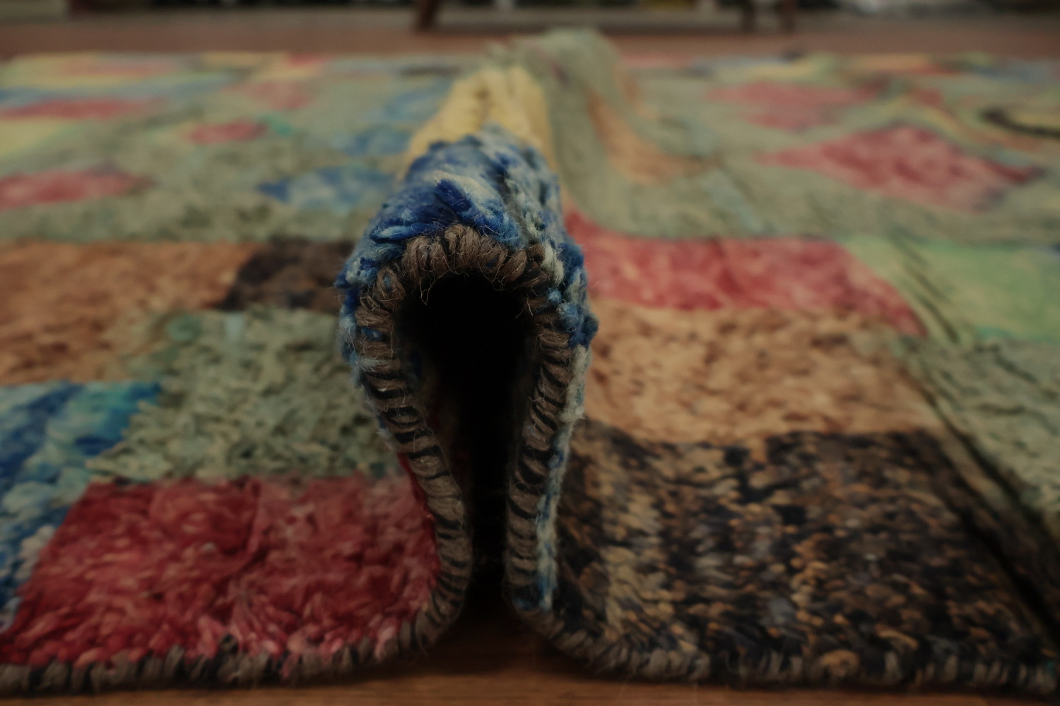 Add a Splash of Color with This Geometric Moroccan Area Rug 7x11