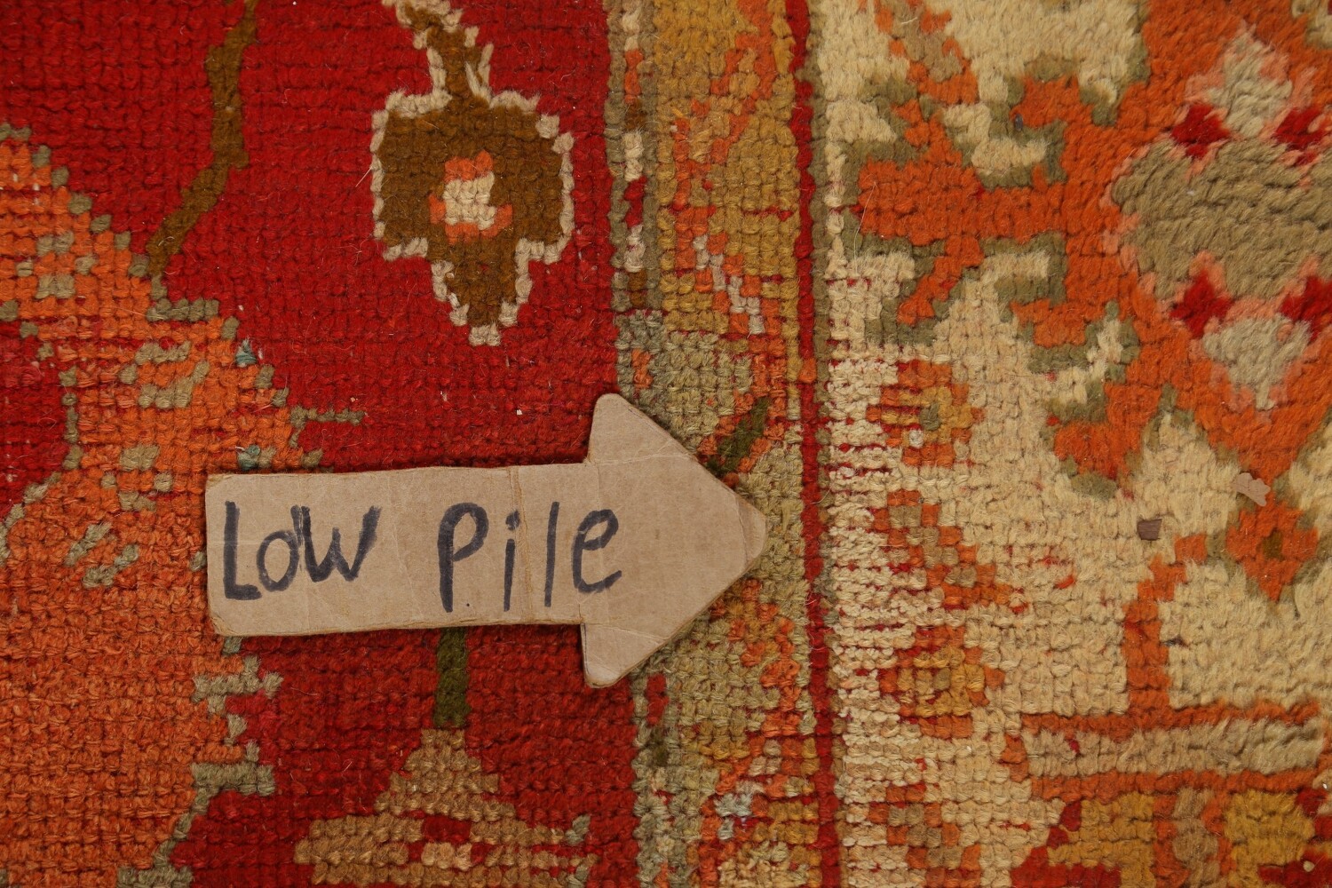 Antique Vegetable Dye Oushak Oriental Area Rug 10x14