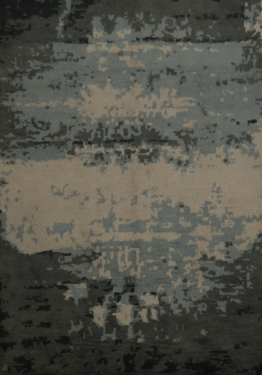 Sophisticated Muted Abstract Area Rug 8x10 for Chic Interiors