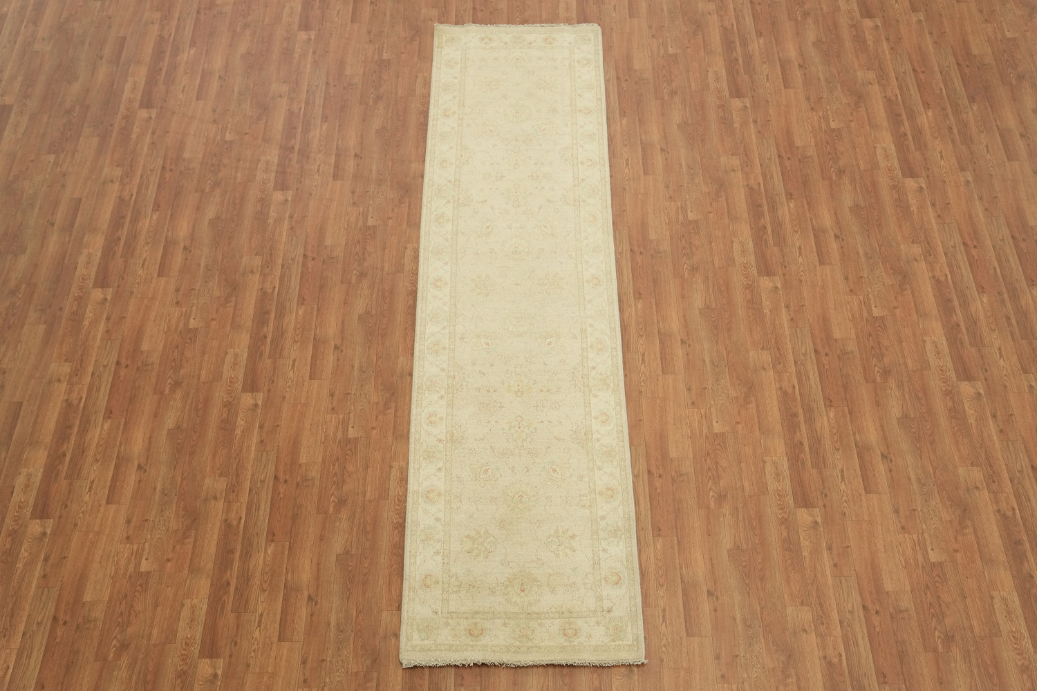 Vegetable Dye Peshawar Chobi Wool Runner Rug 3x10