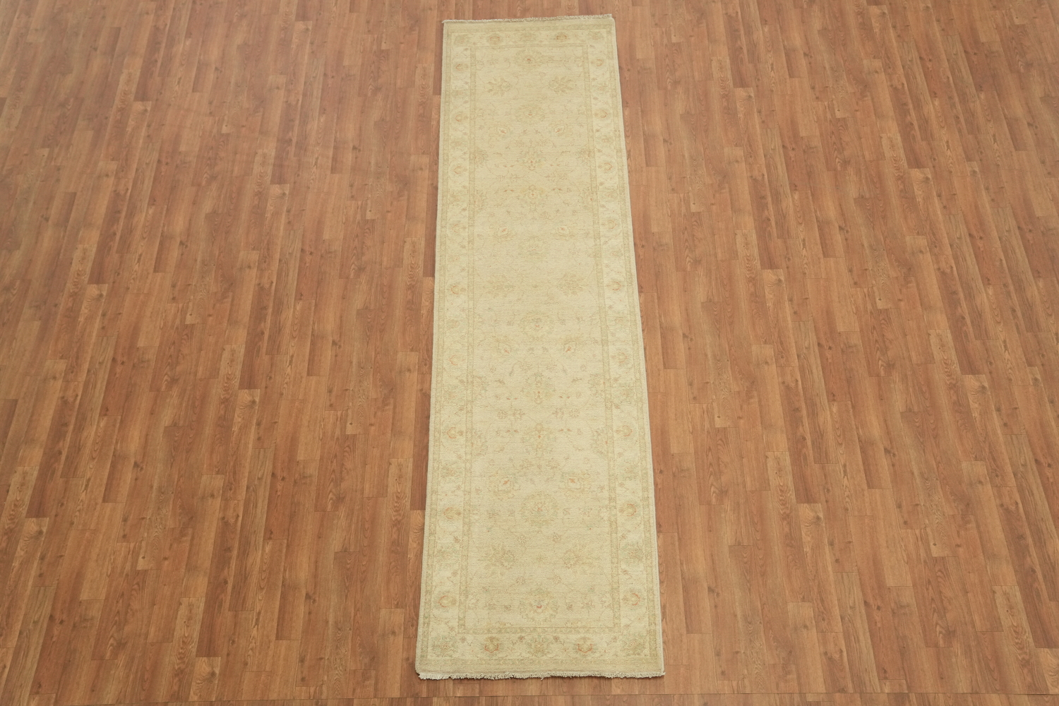 Vegetable Dye Peshawar Chobi Wool Runner Rug 3x10