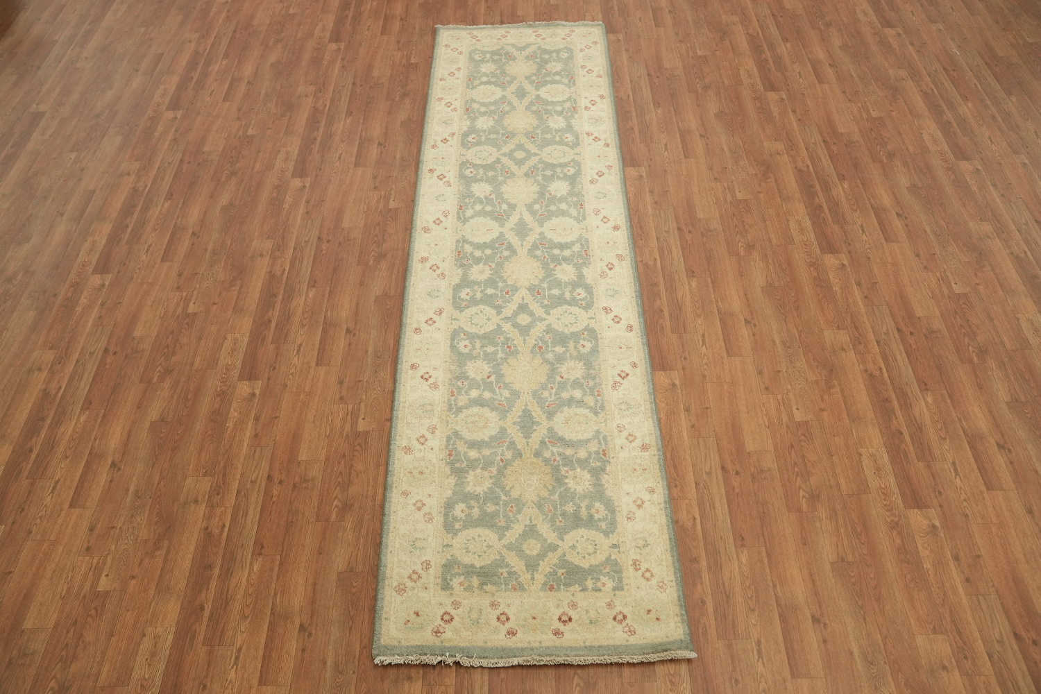 Vegetable Dye Peshawar Chobi Oriental Runner Rug 3x10