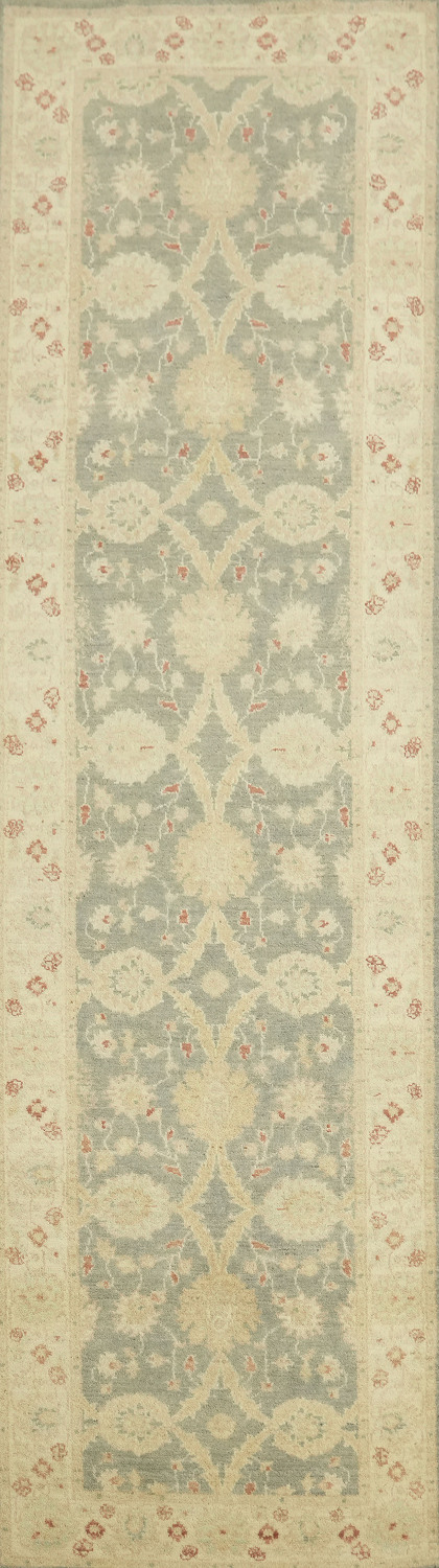 Vegetable Dye Peshawar Chobi Oriental Runner Rug 3x10