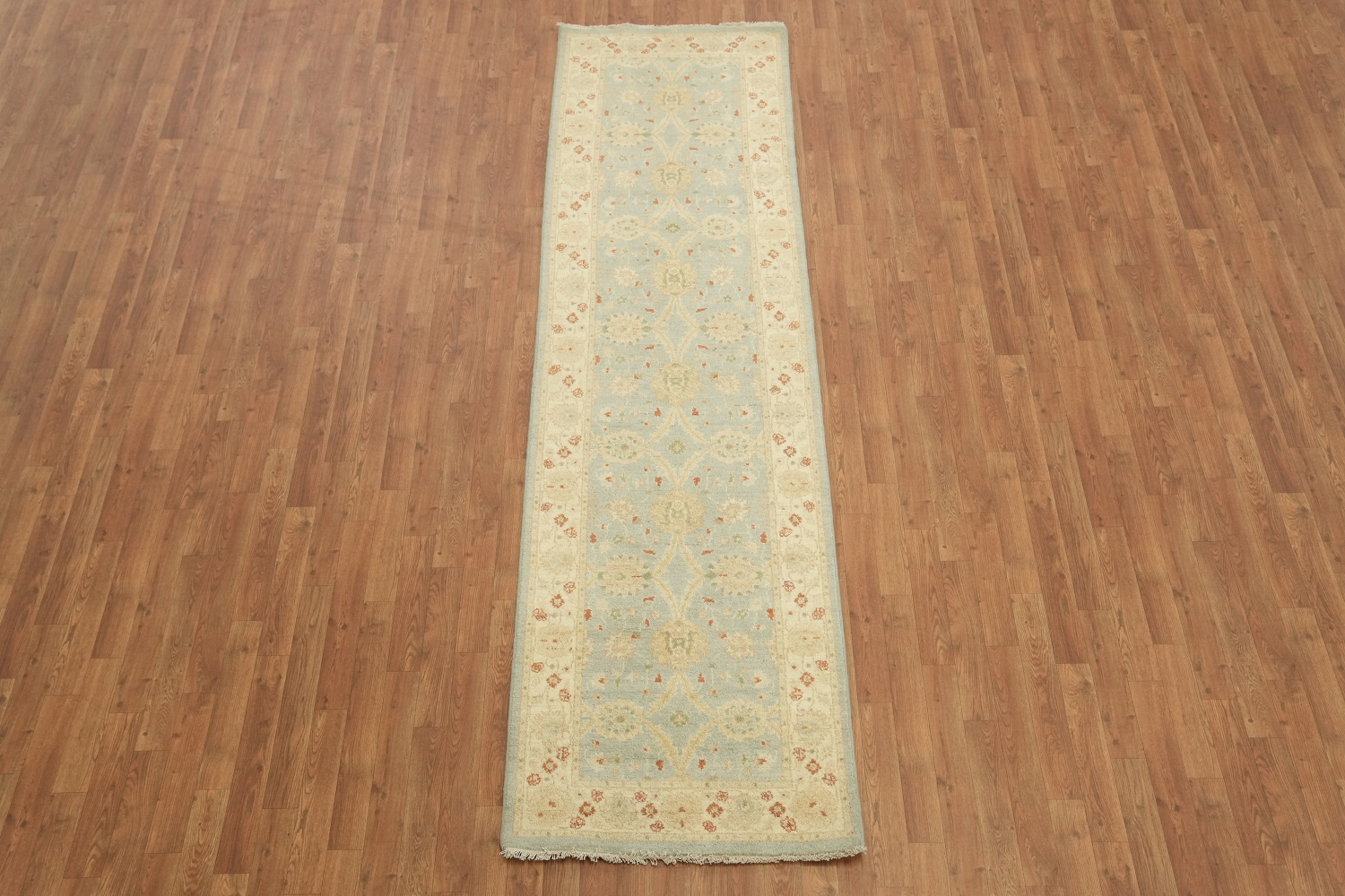 Vegetable Dye Peshawar Chobi Oriental Runner Rug 3x10