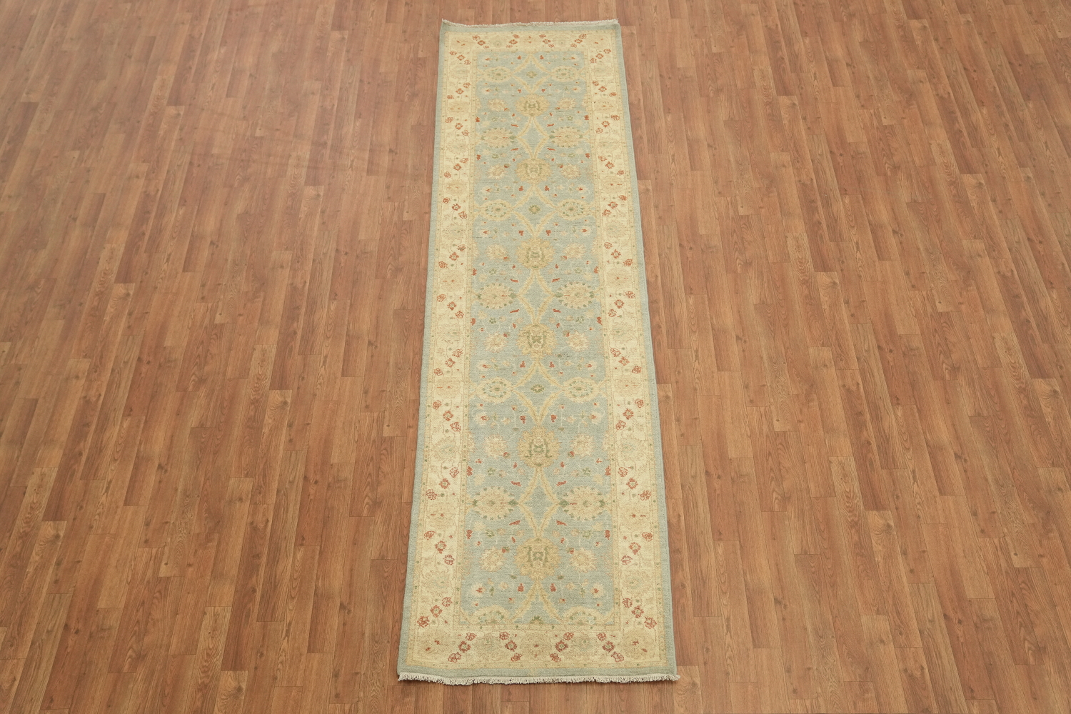 Vegetable Dye Peshawar Chobi Oriental Runner Rug 3x10