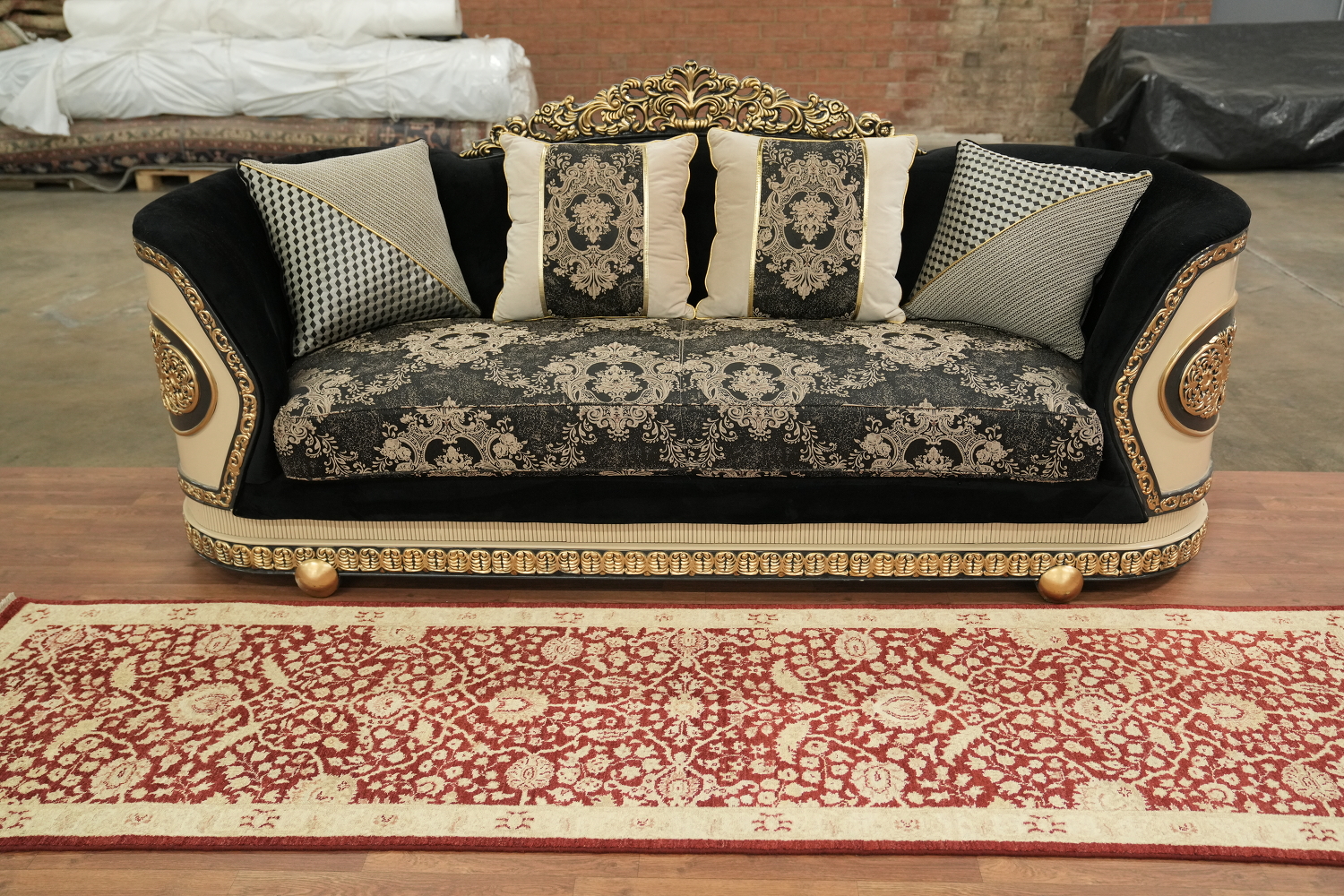 Vegetable Dye Peshawar Chobi Handmade Runner Rug 3x10
