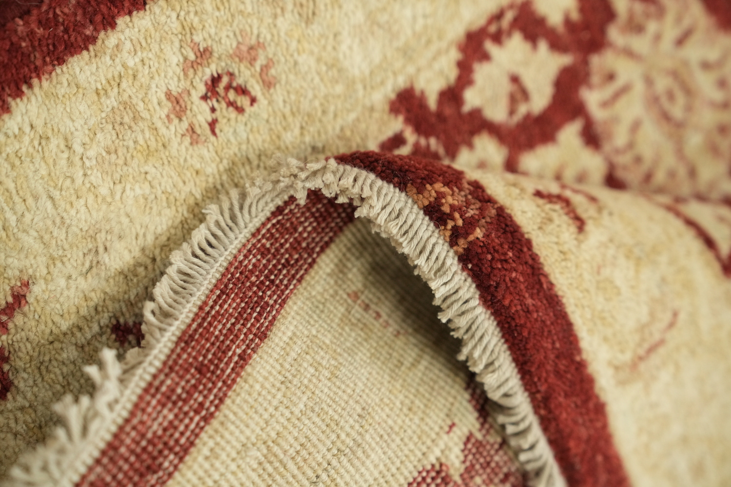 Vegetable Dye Peshawar Chobi Handmade Runner Rug 3x10