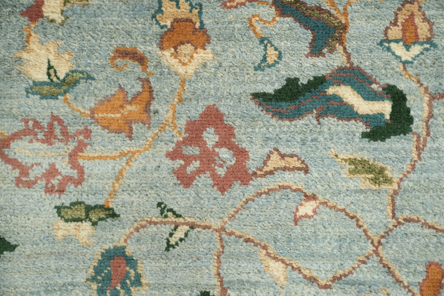 Vegetable Dye Peshawar Chobi Wool Runner Rug 3x10