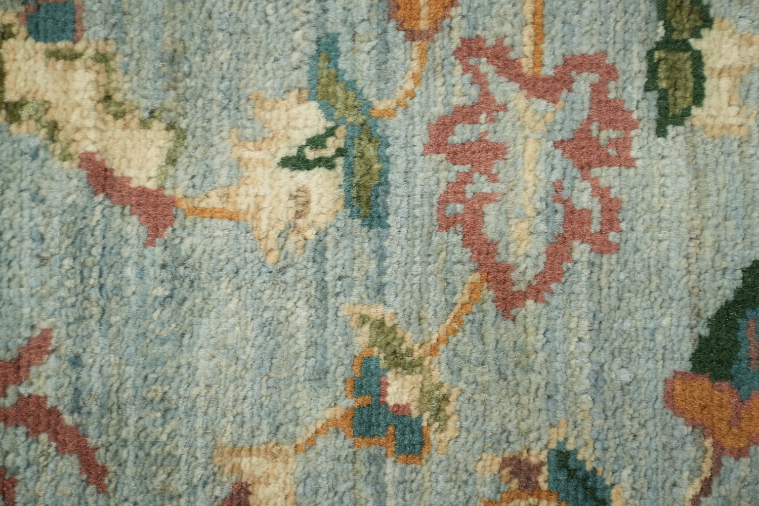 Vegetable Dye Peshawar Chobi Wool Runner Rug 3x10