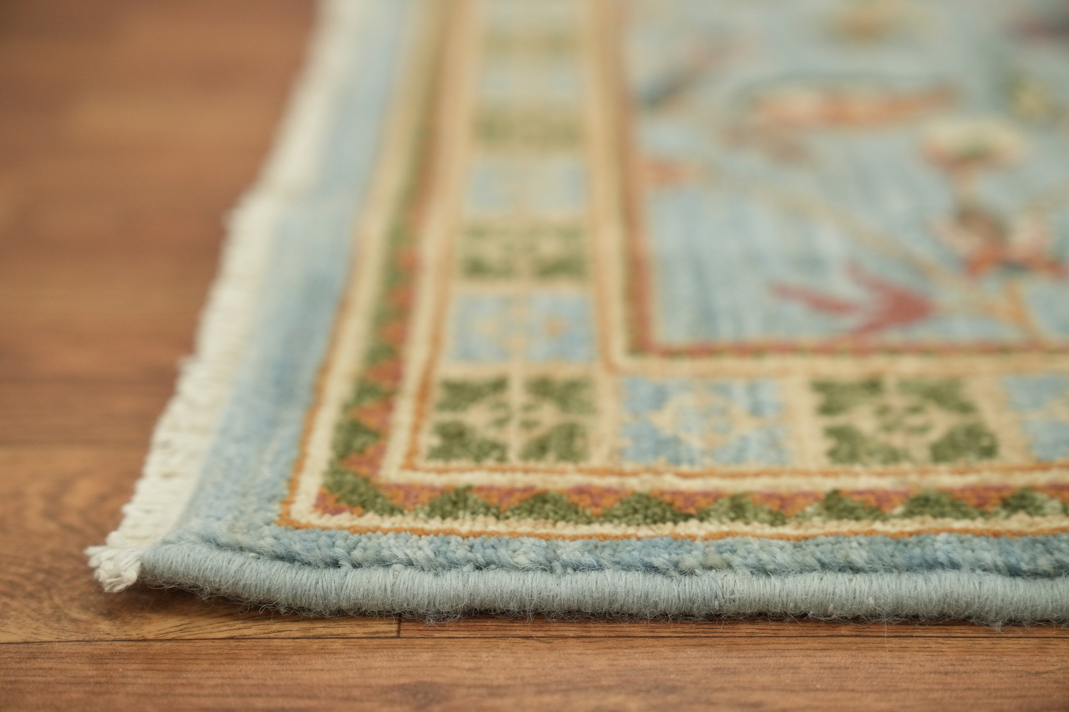 Vegetable Dye Peshawar Chobi Wool Runner Rug 3x10