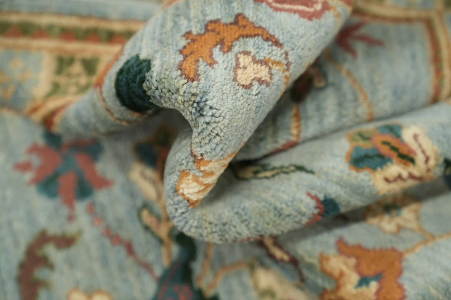 Vegetable Dye Peshawar Chobi Wool Runner Rug 3x10