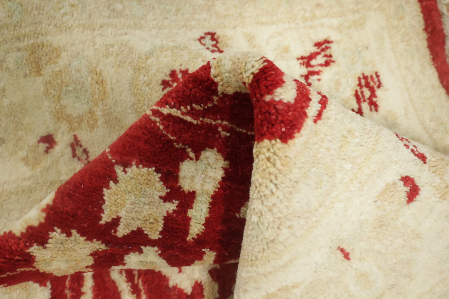 Vegetable Dye Peshawar Chobi Wool Area Rug 5x8