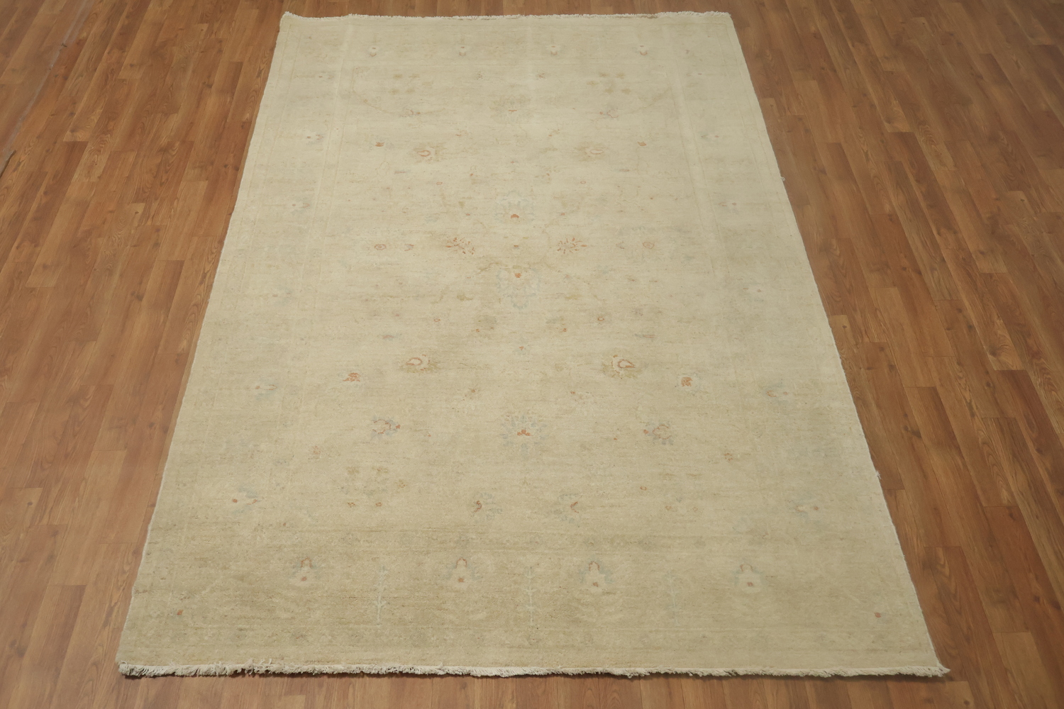 Vegetable Dye Peshawar Chobi Oriental Area Rug 6x8