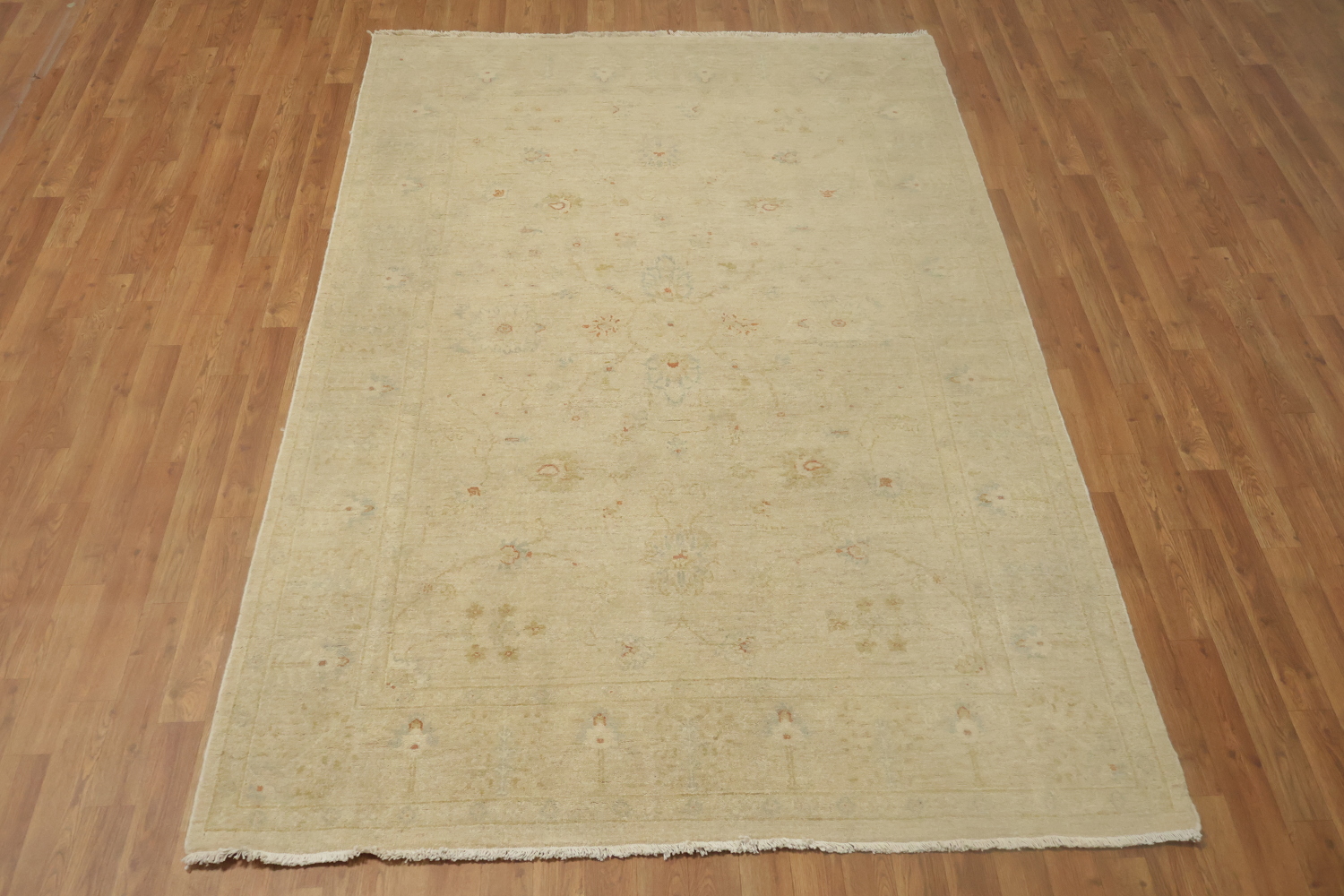 Vegetable Dye Peshawar Chobi Oriental Area Rug 6x8