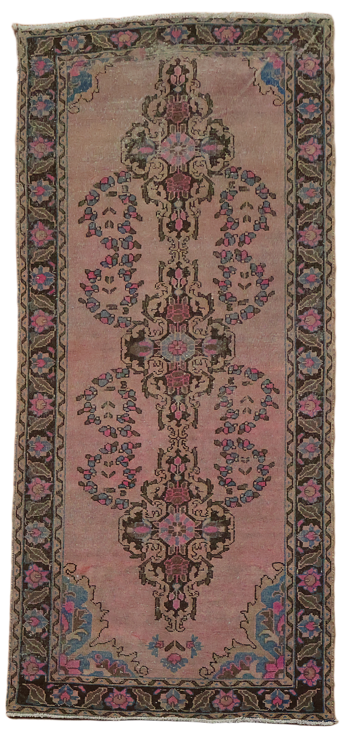Vintage Balouch Persian Area Rug 4x8