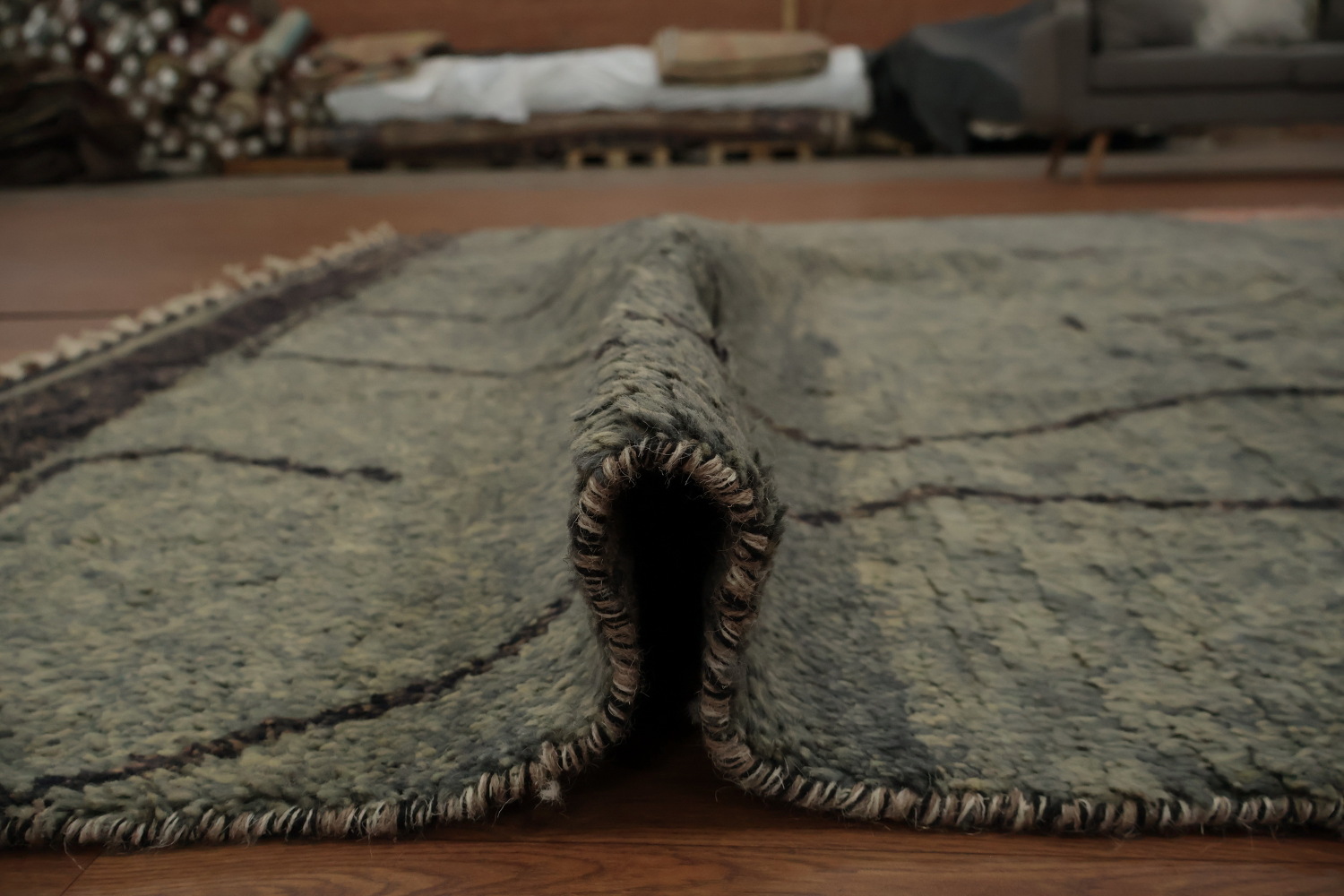 Handmade Moroccan Wool Area Rug 8x11