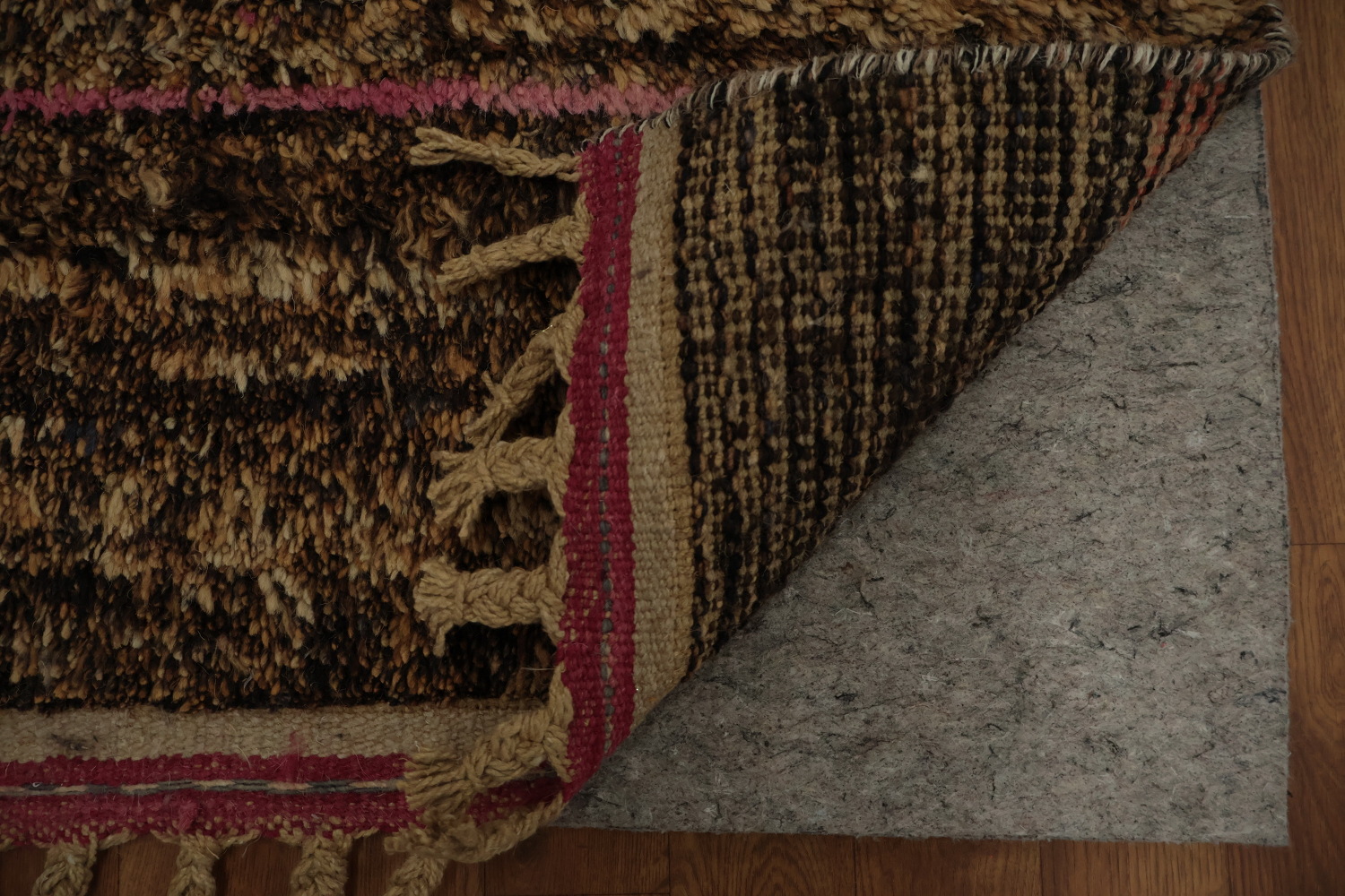 Bohemian Moroccan Area Rug 7x10 with Geometric Patterns