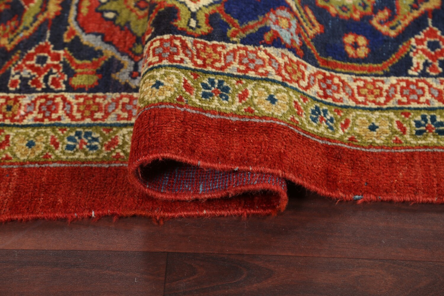 Pre-1900 Antique Vegetable Dye Sultanabad Persian Rug 15x22