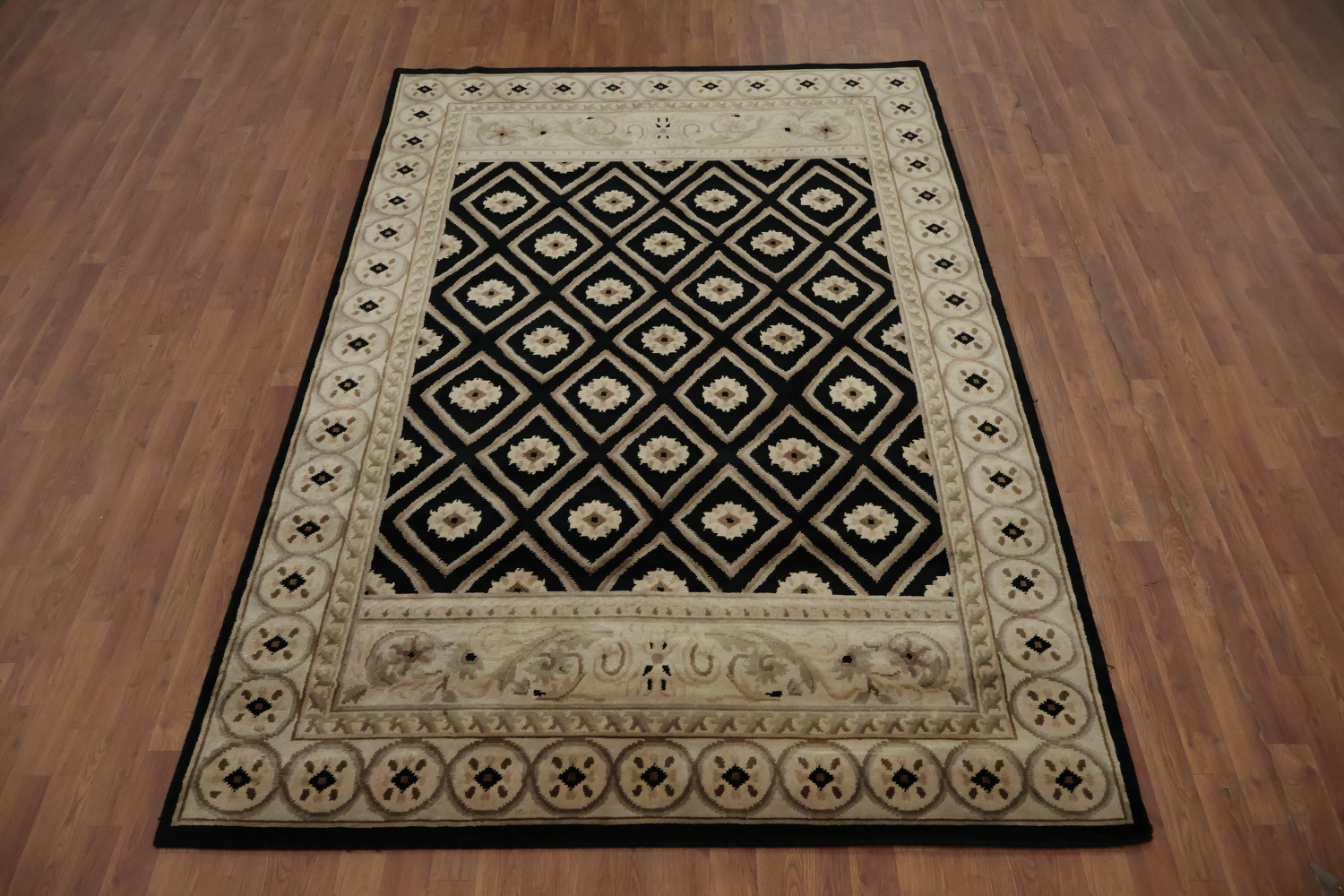 Timeless Artisan Nepalese Area Rug 6x9 with Intricate Classic Patterns