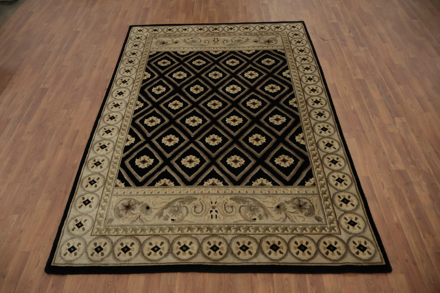 Timeless Artisan Nepalese Area Rug 6x9 with Intricate Classic Patterns