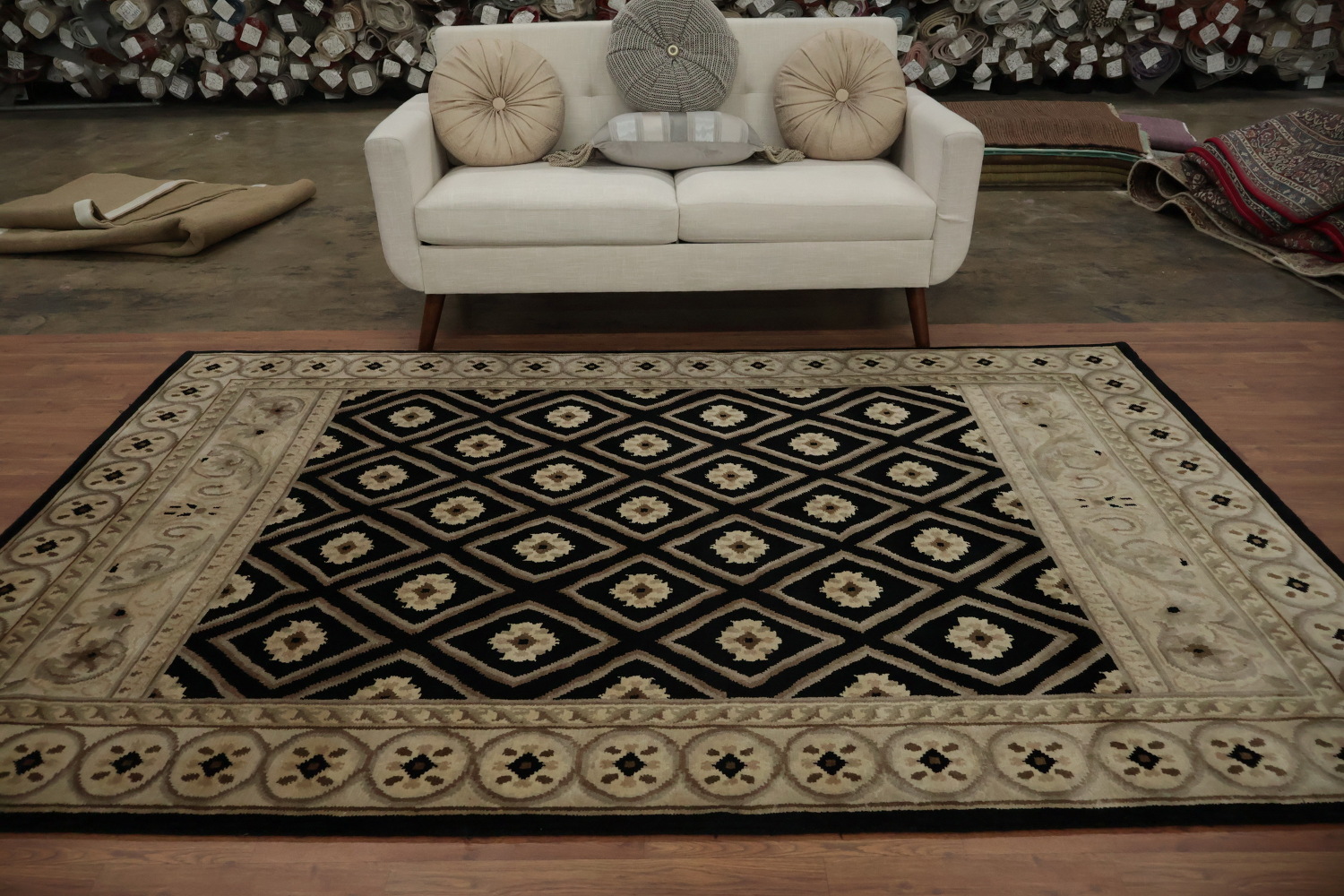 Timeless Artisan Nepalese Area Rug 6x9 with Intricate Classic Patterns